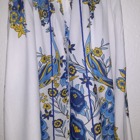 BOHO Maxi Dress - Floral Summer Dress - Slit Thigh - Picture 4 of 5